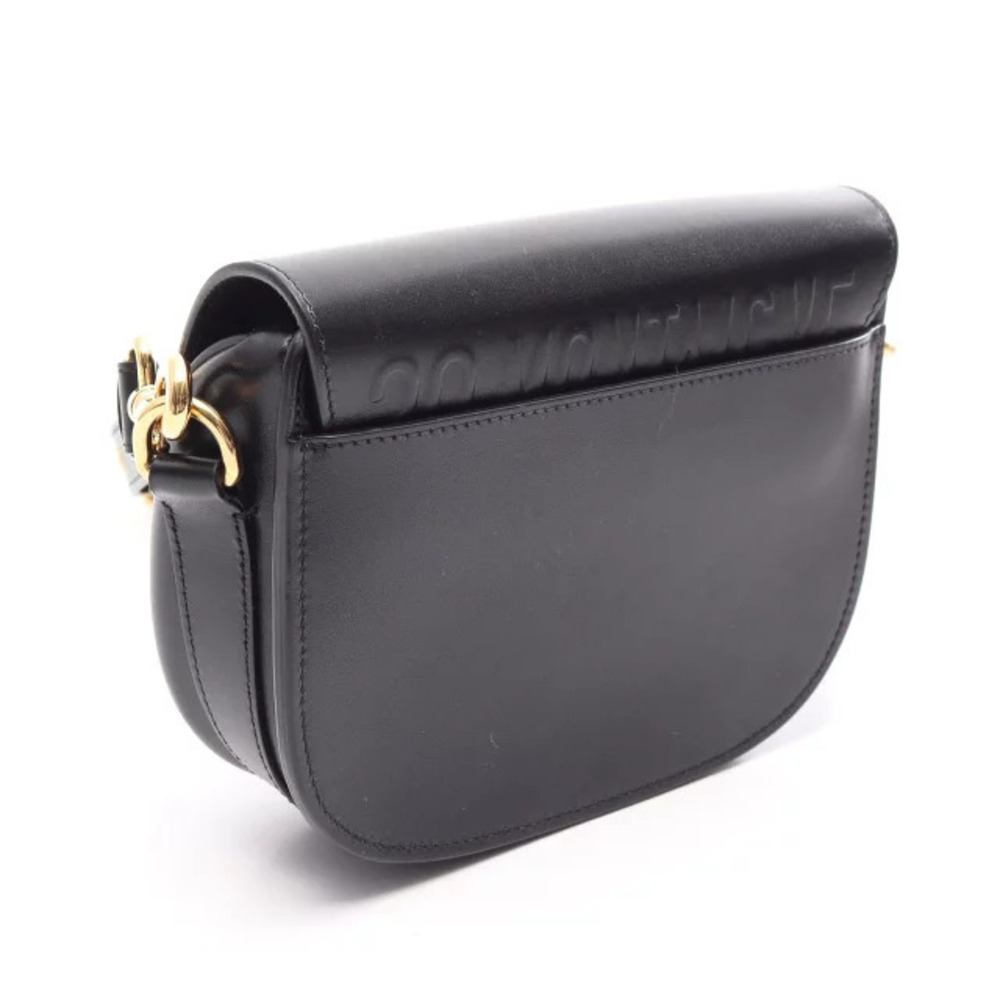 Dior Leather Bobby Black Christian Shoulder Bag Black